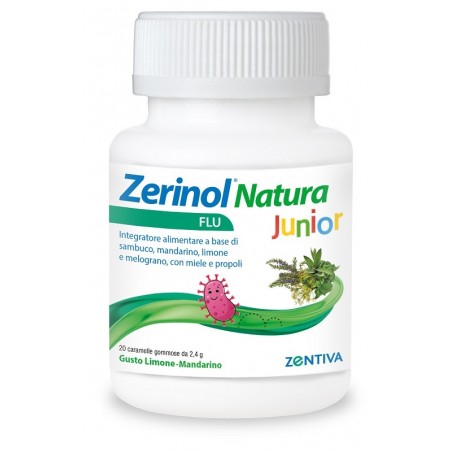 Zentiva Zerinol Natura Flu Junior 20 Caramelle Gommose