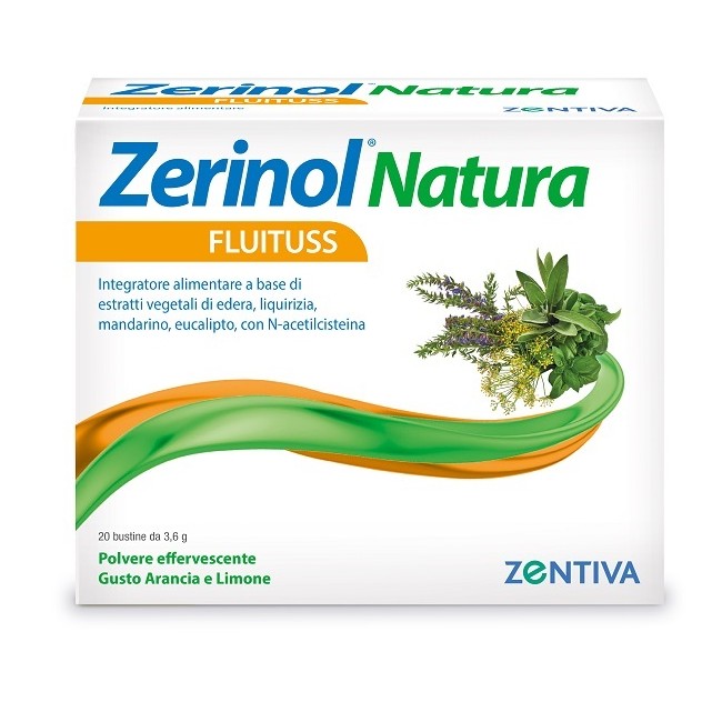 Zentiva Zerinol Natura Fluituss 20 Bustine