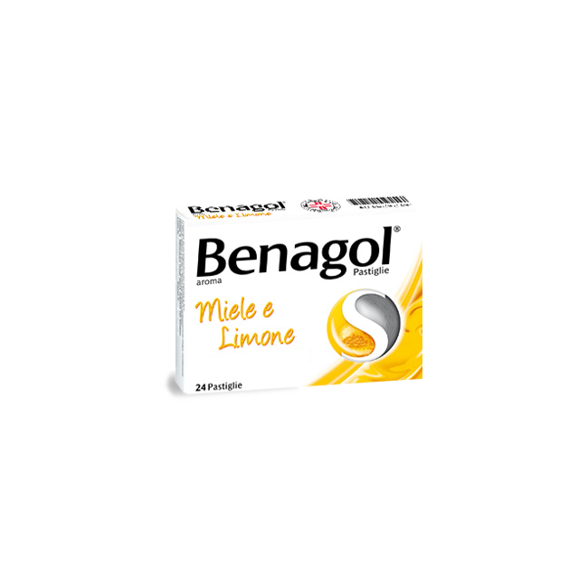 Reckitt Benckiser Benagol 1,2 Mg + 0,6 Mg Pastiglie Gusto Ginger E Spezie Benagol 1,2 Mg + 0,6 Mg Pastiglie Gusto Miele E Limone