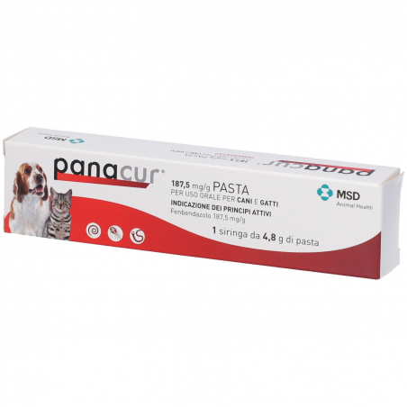 Msd Animal Health Panacur 187,5 Mg/g Pasta Per Uso Orale Per Cani E Gatti