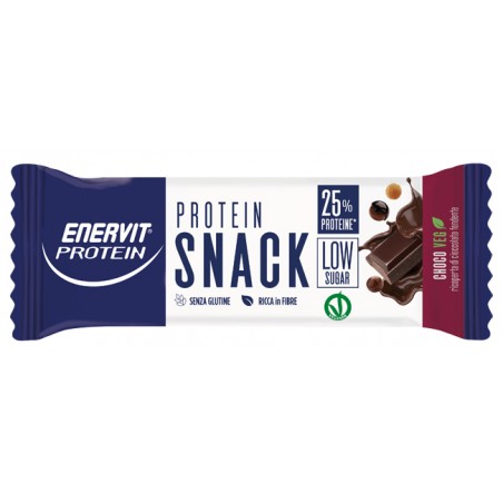 Enervit  Protein Snack Choco Veg Low Sugar 33 g Barretta Proteica