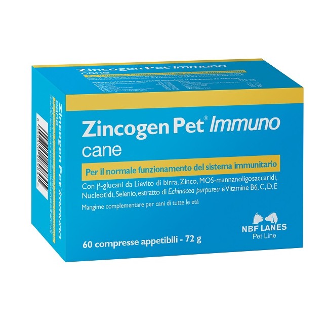 Nbf Lanes Zincogen Pet Immuno 60 Compresse