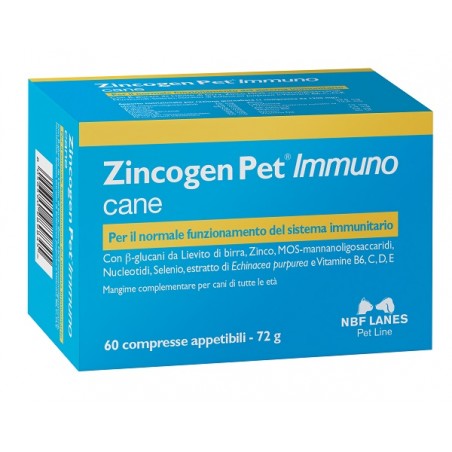 Nbf Lanes Zincogen Pet Immuno 60 Compresse