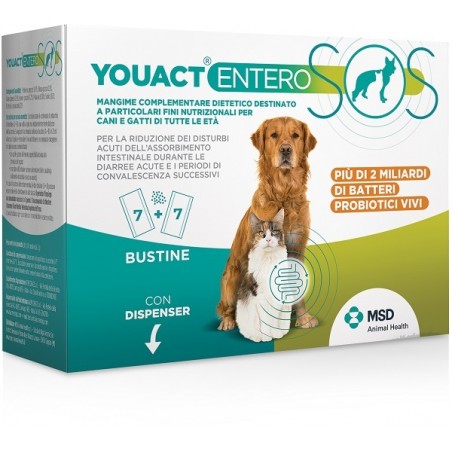 Msd Animal Health Youact Entero Sos 14 Bustine