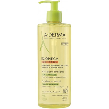 A-derma Exomega Control Olio Lavante Emolliente 500 Ml