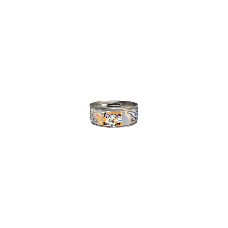 Monge & C. Monge Natural Quality Gatto Monge Jelly Pezzetti Di Tonno Bonito/salmone 80 G