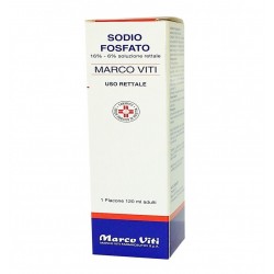 Sodio Fosfato Soluzione Rettale Lassativa per Stitichezza 120 ml Marco Viti