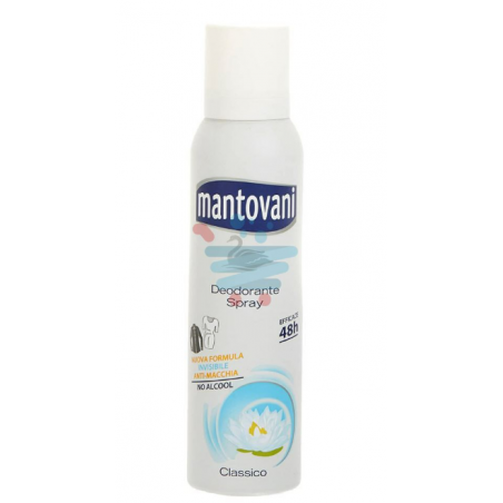 Sodalco Mantovani Deodorante Spray Classico 48h Anti Macchia 150 Ml