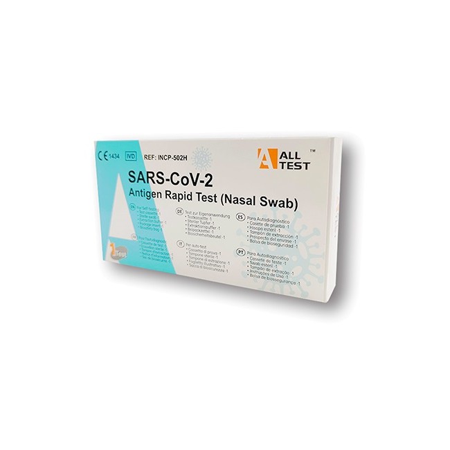 Ac2farma Test Antigenico Rapido Covid-19 Alltest Autodiagnostico Determinazione Qualitativa Antigeni Sars-cov-2 In Tamponi Nasal