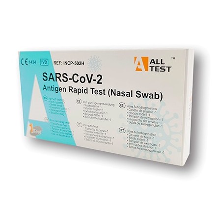 Ac2farma Test Antigenico Rapido Covid-19 Alltest Autodiagnostico Determinazione Qualitativa Antigeni Sars-cov-2 In Tamponi Nasal