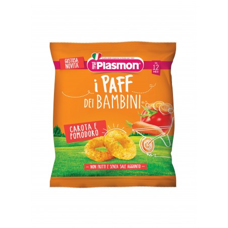 Plasmon Dry Snack Paff Carota Pomodoro 15 G