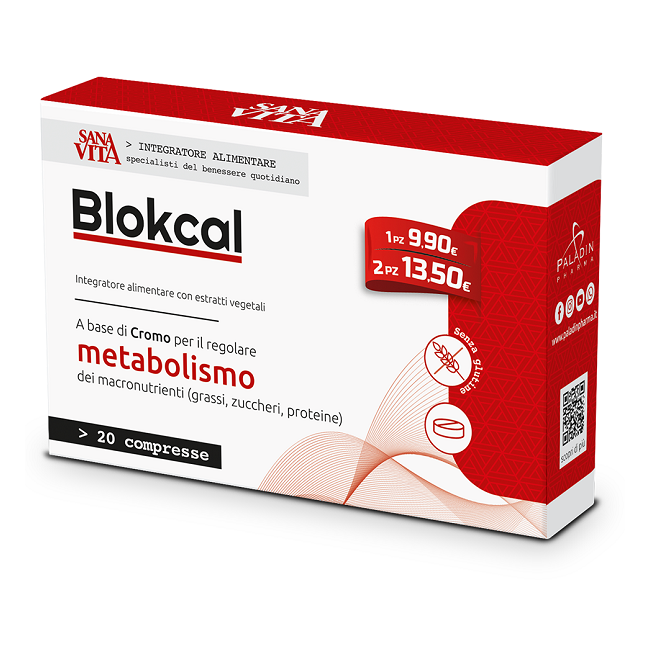 Paladin Pharma Sanavita Blokcal 20 Compresse