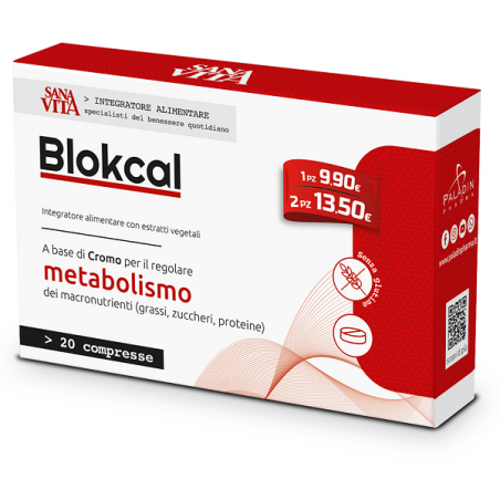 Paladin Pharma Sanavita Blokcal 20 Compresse