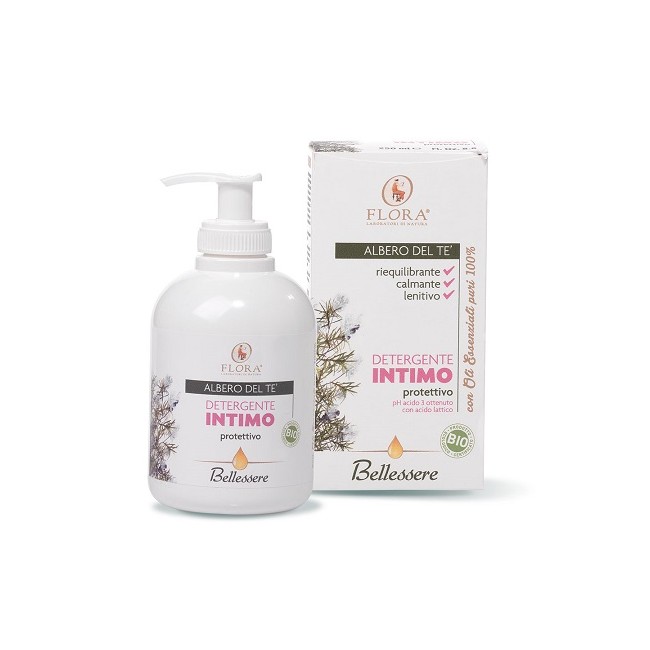 Flora Detergente Intimo Albero Del Te 250 Ml Bio-bdih