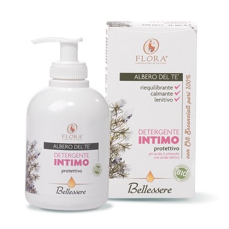 Flora Detergente Intimo Albero Del Te 250 Ml Bio-bdih