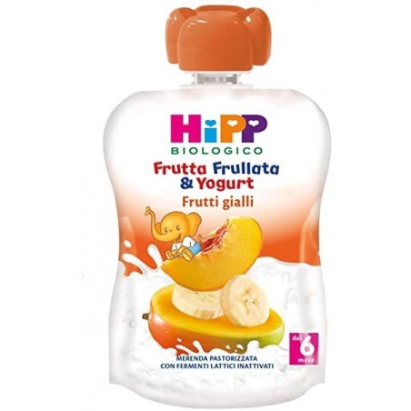 Hipp Italia Hipp Bio Frutta Frullata Yogurt Frutti Gialli 90 G