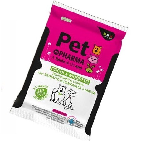 Diva International Pet In Pharma Salviettine Occhi Muso 30 Pezzi