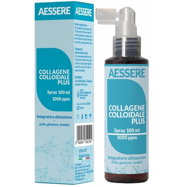 aessere collagene colloidale plus 1000 ppm - confezione da 100 ml