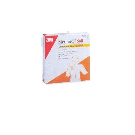 3m Italia Garza Compressa Sterimed Soft In Tessuto Non Tessuto Sterile 10x10cm 100 Pezzi Multilingual