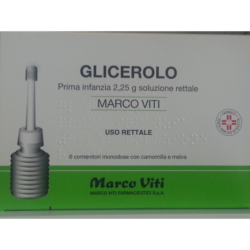 Marco Viti Glicerolo Prima Infanzia 6 contenitori monodose da 2.25 g