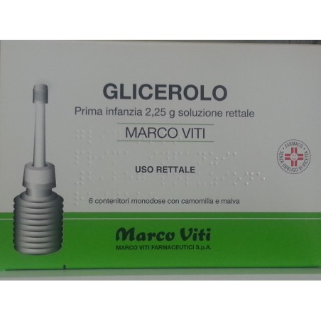 Marco Viti Glicerolo Prima Infanzia 6 contenitori monodose da 2.25 g