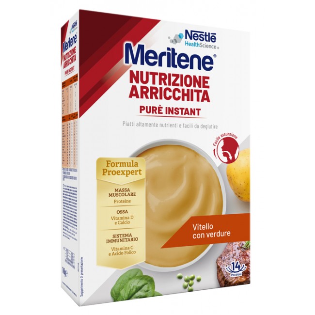 Nestlè Meritene Pure' Instant Vitello Con Verdure 1 Kg