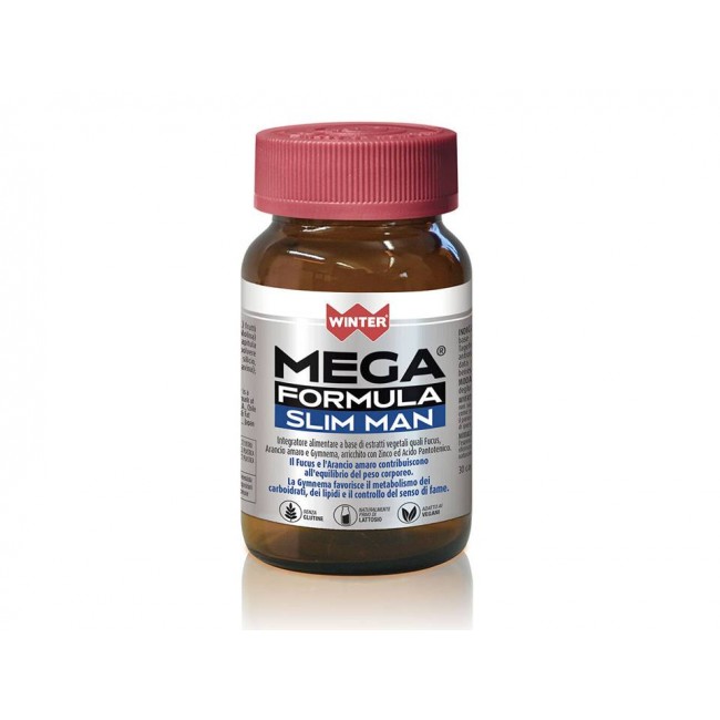 Winter Mega Formula Slim Man Integratore Dimagrante per Uomo 40 Compresse