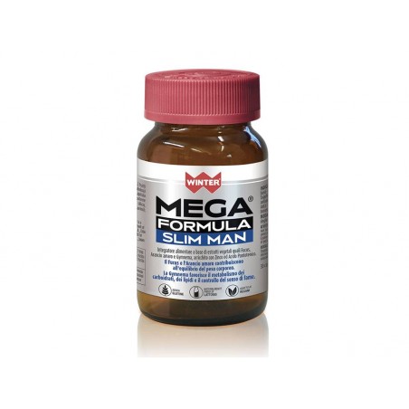 Winter Mega Formula Slim Man Integratore Dimagrante per Uomo 40 Compresse