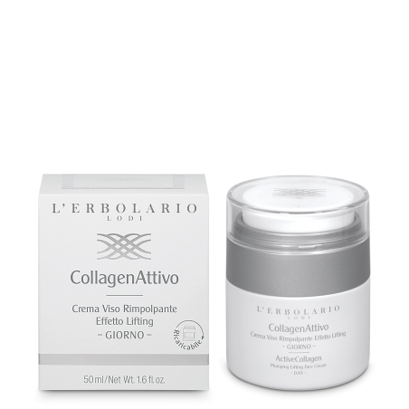 L'erbolario Crema Viso Giorno CollagenAttivo Rimpolpante con Collagene Biomimetico 50 ml