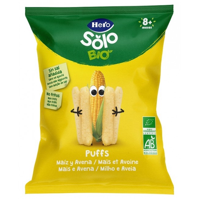 Fater Hero Solo Snack Puff Avena Mais 25 G