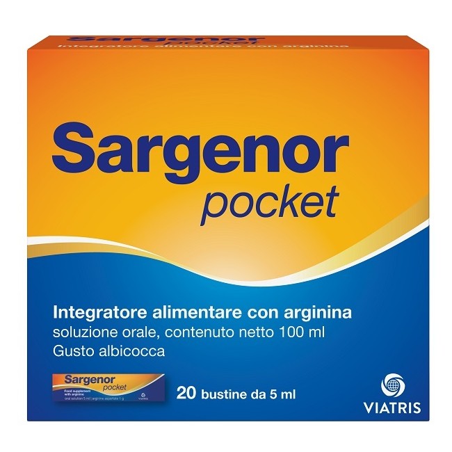 Meda Pharma Sargenor Pocket 20 Bustine Da 5 Ml