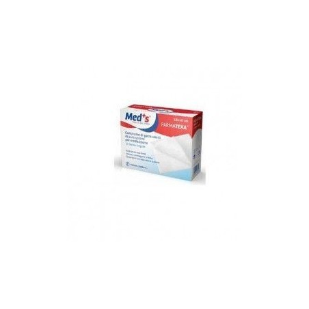 Farmac-zabban Garza Compressa Meds Tessuto Non Tessuto Peel Open 5x5cm 12 Pezzi