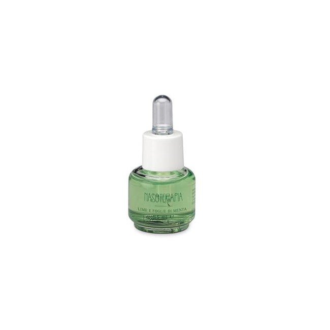 Nasoterapia Essenza Aromatica Lime & Foglie di Menta 15 ml per Diffusori ad Ultrasuoni