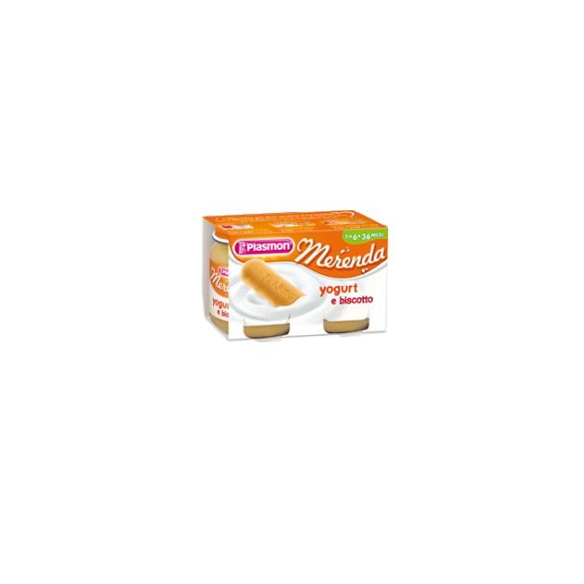 Plasmon Omogeneizzato Yogurt Biscotto 120 G X 2 Pezzi