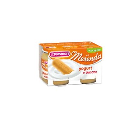 Plasmon Omogeneizzato Yogurt Biscotto 120 G X 2 Pezzi