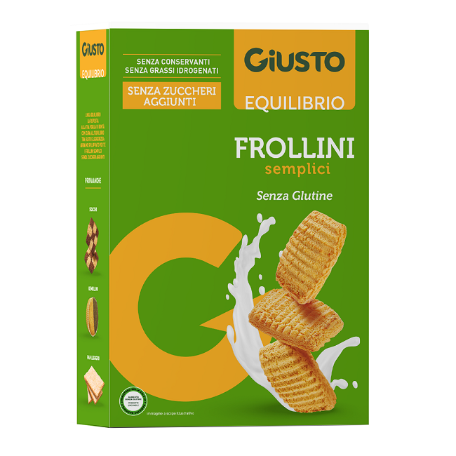 Farmafood Giusto Senza Glutine Frollini Semplici 250 G