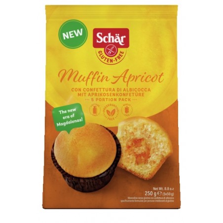 Dr. Schar Schar Muffin Apricot 5 Pezzi Da 50 G