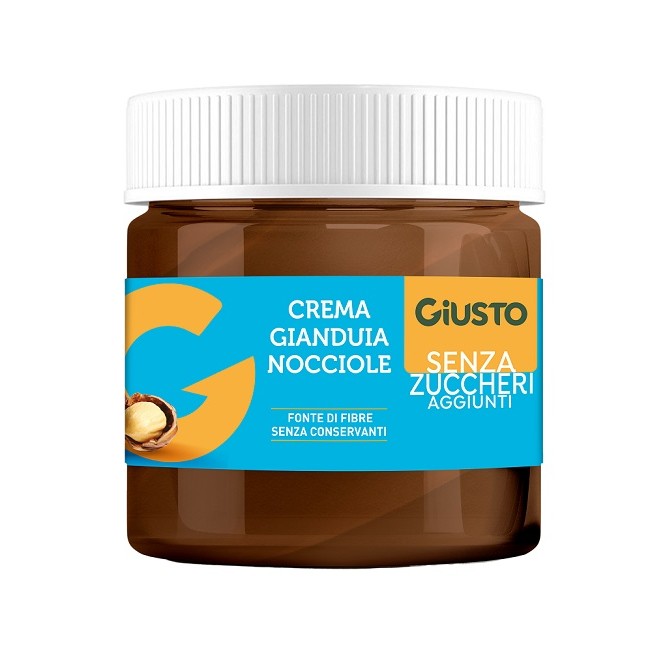 Farmafood Giusto Senza Zucchero Crema Gianduia Nocciole 200 G