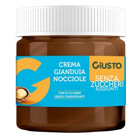 Farmafood Giusto Senza Zucchero Crema Gianduia Nocciole 200 G