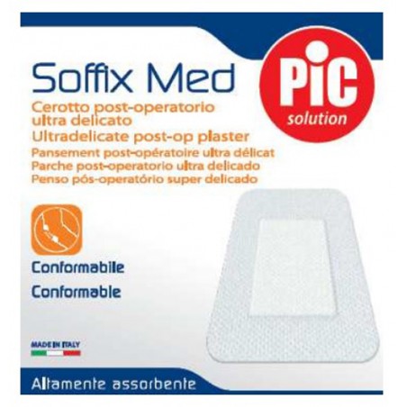 Pikdare Cerotto In Tnt Adesivo 10x8 Cm Con Compressa Assorbente 4,5x5,5 Cm Pic Soffix Med 1 Pezzo