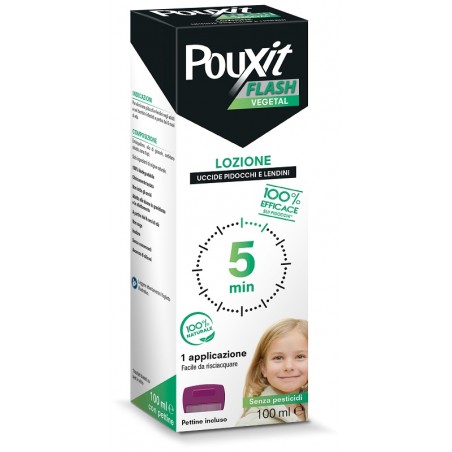 Cooper Consumer Health It Pouxit Flash Vegetal Lozione Pidocchi E Lendini 100 Ml Con Pettine