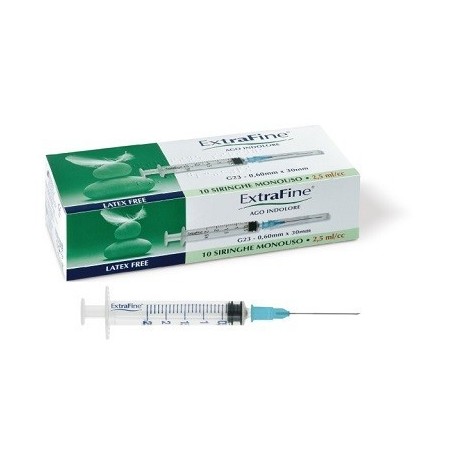 Desa Pharma Siringa Ipodermica Extrafine 2,5 Cc G23 0,60x30 10 Pezzi