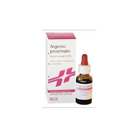 Argento Proteinato 0,5% Bambini Gocce Nasali e Auricolari 10 ml