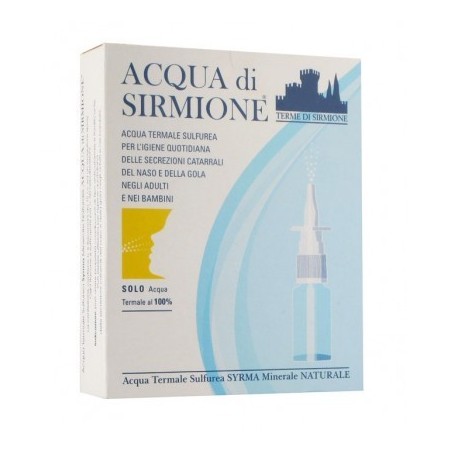 Terme Di Sirmione Acqua Sirmione Minerale Naturale 6 Fiale 15 Ml