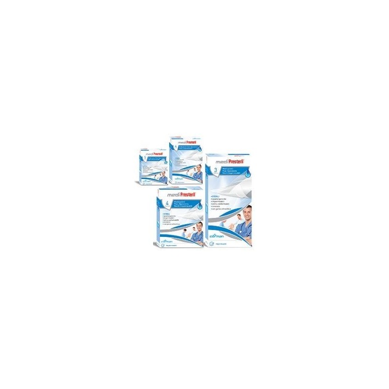 Corman Medicazione Post Operatoria Medipresteril Impermeabile 7,5x5cm 5 Pezzi