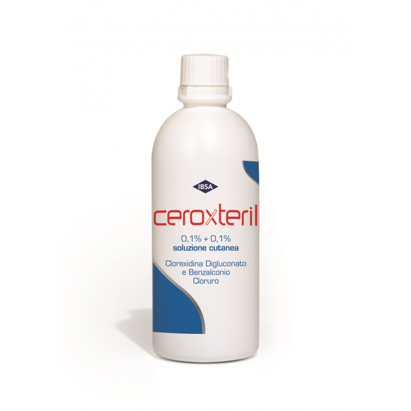 Ceroxteril Soluzione Cutanea Disinfettante per Ferite, Piaghe e Bruciature 100 ml