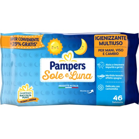 Fater Wipes Sole & Luna 46 Pezzi