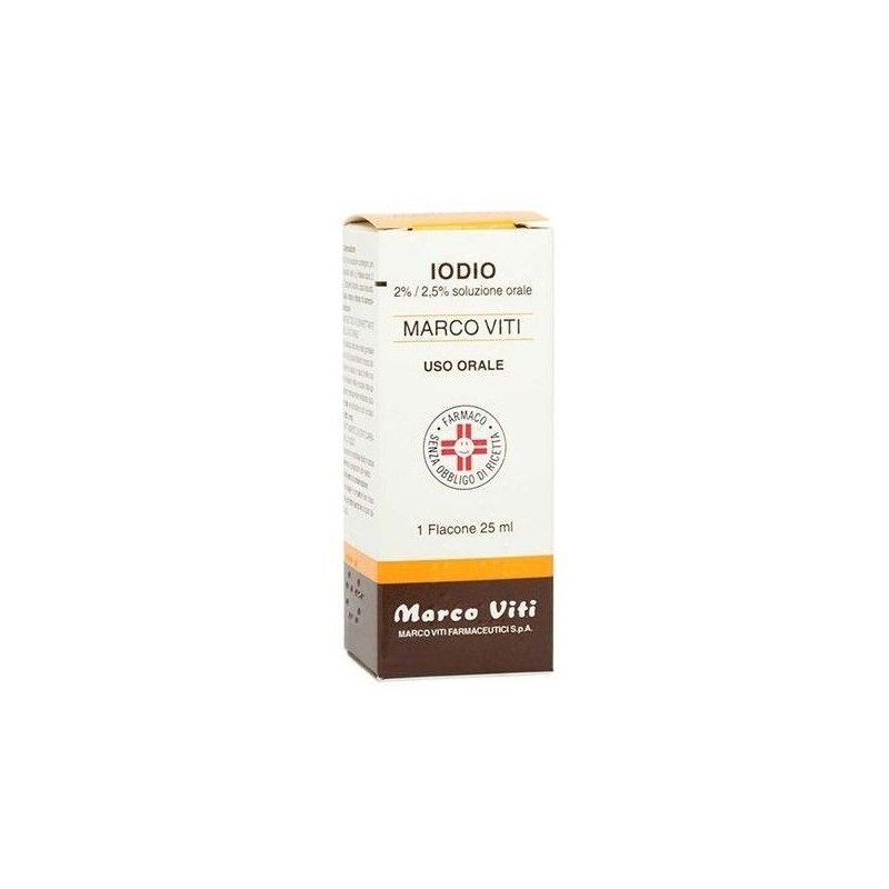 Iodio Soluzione Disinfettante del Cavo Orale 25 ml Marco Viti