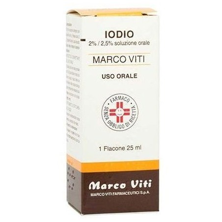 Iodio Soluzione Disinfettante del Cavo Orale 25 ml Marco Viti