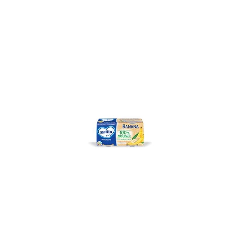 Danone Nutricia Soc. Ben. Mellin Omogeneizzato Banana 100 G 2 Pezzi